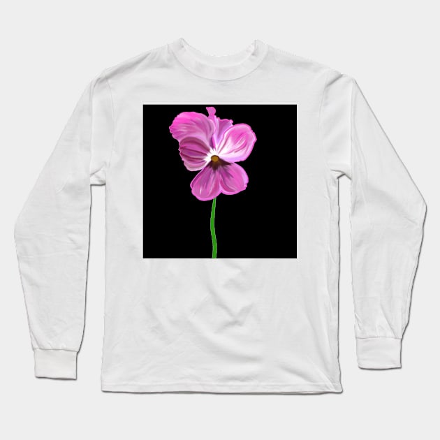 Natural beauty (black) Long Sleeve T-Shirt by Teddyxx